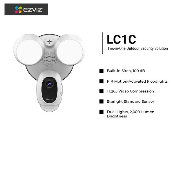 EZVIZ LC1C: Two-in-One Outdoor Security Solution