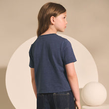 Load image into Gallery viewer, Blue Sequin Butterfly Print T-Shirt (3-10yrs)
