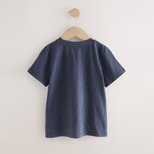 Load image into Gallery viewer, Blue Sequin Butterfly Print T-Shirt (3-10yrs)

