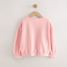 Load image into Gallery viewer, Pink Sequin Heart Sweatshirt (3-12yrs)
