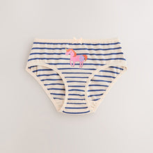 Load image into Gallery viewer, Stripe Unicorn Briefs 7 Pack (3-12yrs)
