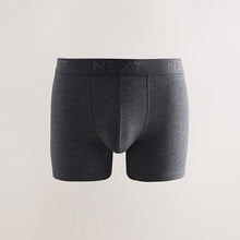 Load image into Gallery viewer, Blue/Grey/Black 5 Pack Cotton Rich Trunk Boxers
