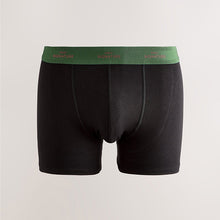 Load image into Gallery viewer, Black Rich Colour Waistband Signature Comfort Soft Trunks
