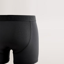 Load image into Gallery viewer, Black Motionflex 5 Pack A-Front Rich Boxers
