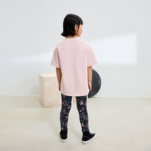 Load image into Gallery viewer, Black Splat Leggings (3-12yrs)

