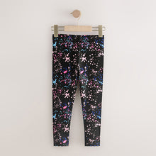 Load image into Gallery viewer, Black Splat Leggings (3-12yrs)
