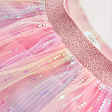 Load image into Gallery viewer, Pink Rainbow Sparkle Pull On Skirt (3-12yrs)
