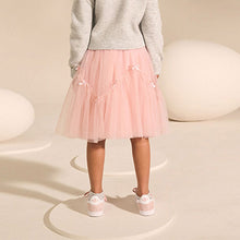 Load image into Gallery viewer, Pink Bow Detail Mesh Skirt (3-12yrs)
