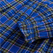 Load image into Gallery viewer, Cobalt Blue Check Long Sleeve Collar Dress (3mths-6yrs)
