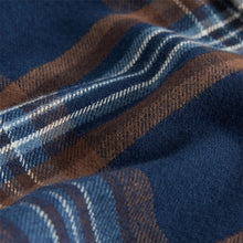 Load image into Gallery viewer, Navy Long Sleeve Brushed Cotton Check Shirt (3-12yrs)

