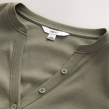 Load image into Gallery viewer, Khaki Green Jersey Woven Mix Waisted Midi Dress
