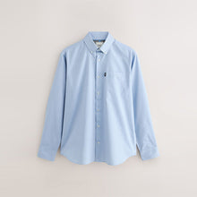 Load image into Gallery viewer, Light Blue Regular Fit Button Down Easy Iron Oxford Shirt
