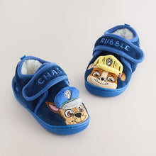 Load image into Gallery viewer, Navy Paw Patrol Cupsole Slippers
