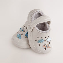 Load image into Gallery viewer, Neutral Dinosaur Slipper Clogs
