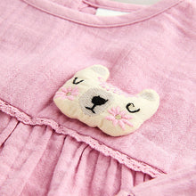 Load image into Gallery viewer, Pink Character Textured Dress (12mths-5yrs)

