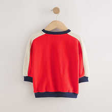 Load image into Gallery viewer, Red 1982 All-Over Print Crew Neck Sweatshirt (3mths-6yrs)
