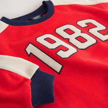 Load image into Gallery viewer, Red 1982 All-Over Print Crew Neck Sweatshirt (3mths-6yrs)
