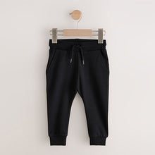 Load image into Gallery viewer, Black Classic Jersey Joggers (3mths-6yrs)
