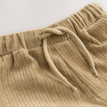 Load image into Gallery viewer, Tan Brown Jersey Cord Joggers (3mths-6yrs)
