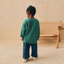 Load image into Gallery viewer, Green Duck Long Sleeves Semi Plain T-Shirt (3mths-6yrs)
