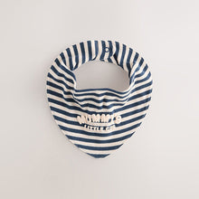 Load image into Gallery viewer, Blue Mum and Dad Baby Bibs 2 Pack
