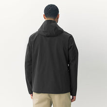 Load image into Gallery viewer, Black DryTech Waterproof Hooded Jacket
