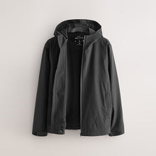 Load image into Gallery viewer, Black DryTech Waterproof Hooded Jacket

