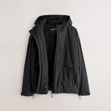 Load image into Gallery viewer, Black ThermoGen Shower Resistant Wadded Jacket
