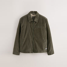 Load image into Gallery viewer, Brown Corduroy Borg Lined Jacket

