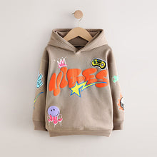 Load image into Gallery viewer, Stone Vibes Older Boys Graphic Print Hoodie (3-12yrs)

