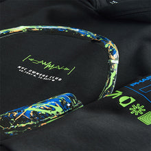 Load image into Gallery viewer, Black Headphones Older Boys Graphic Print Hoodie (3-12yrs)
