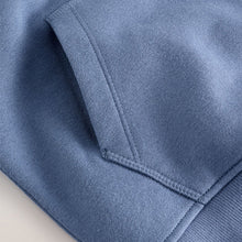 Load image into Gallery viewer, Mid Blue Smile Sign Off Hoodie (3-12yrs)
