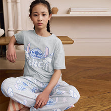 Load image into Gallery viewer, Grey Disney Lilo and Stitch Pyjamas 1 Pack (3-12yrs)
