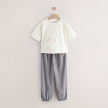 Load image into Gallery viewer, Green/Pink Love Slogan Jogger Pyjamas 3 Pack (4-12yrs)
