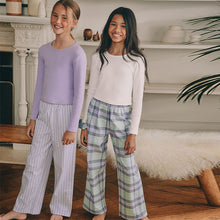 Load image into Gallery viewer, Purple/Green Woven Pyjama Bottoms 2 Pack (3-12yrs)
