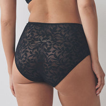 Load image into Gallery viewer, Black/Pink Lace Midi Knickers 2 Pack

