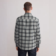 Load image into Gallery viewer, Grey Check Signature Long Sleeve Check Shirt
