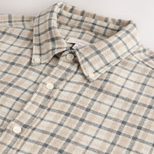 Load image into Gallery viewer, Ecru Signature Long Sleeve Check Shirt
