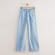 Load image into Gallery viewer, Bleach Seam Front Straight Leg Jeans
