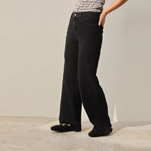 Load image into Gallery viewer, Black Wide Leg Jeans
