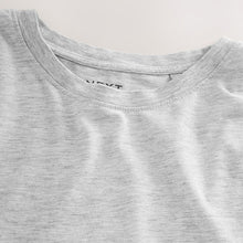 Load image into Gallery viewer, Light Grey Marl Regular Fit Essential Crew Neck Cotton T-Shirt
