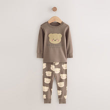 Load image into Gallery viewer, Brown Bear/Star Snuggle Pyjamas 3 Pack (3-9yrs)
