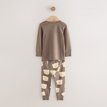 Load image into Gallery viewer, Brown Bear/Star Snuggle Pyjamas 3 Pack (3-9yrs)
