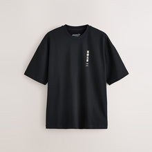Load image into Gallery viewer, Black Hokusai Relaxed Fit Artist T-Shirt
