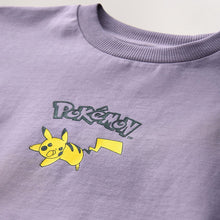 Load image into Gallery viewer, Purple Back Print Pokémon Short Sleeve T-Shirt (4-12yrs)
