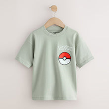 Load image into Gallery viewer, Grey Pokémon Short Sleeve T-Shirt (4-12yrs)
