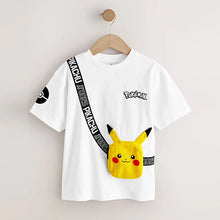 Load image into Gallery viewer, White Pokémon Short Sleeve T-Shirt (4-12yrs)
