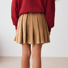 Load image into Gallery viewer, Camel Brown Cord Skirt (3-12yrs)
