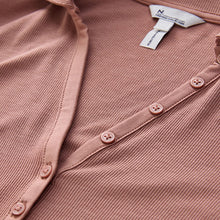 Load image into Gallery viewer, Pink N. Premium Long Sleeve Collar Polo Top
