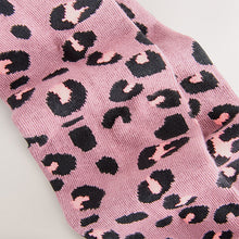 Load image into Gallery viewer, Purple Cotton Rich Animal Print Tights

